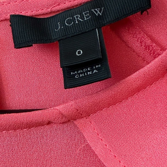 J.CREW COLLECTION SILK RUFFLE SLEEVE BLOUSE - Picture 5 of 13